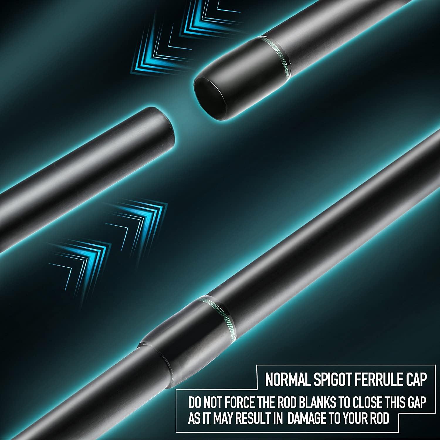 image:imageSougayilang Surf Spinning Fishing Rod Carbon Travel for Beach Saltwater 2 Pieces 9101112 Surf Rod90