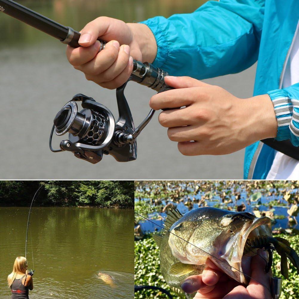 image:imageSougayilang Telescopic Fishing Rod Reel Combos with Carbon Fiber Fishing Pole Spinning Reels and Fishing AccessoriesOnly Fishing Rod and Reel