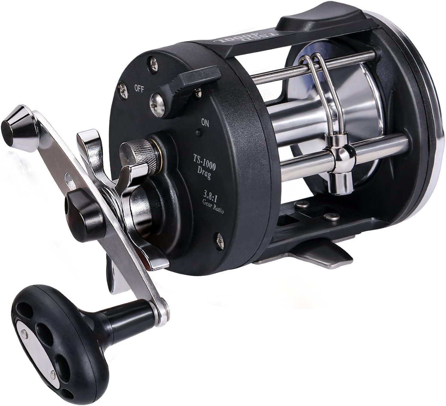 image:imageSougayilang Trolling Reel Level Wind Fishing Reel Conventional Reel for Salmon and Catfish3000 Right Handle