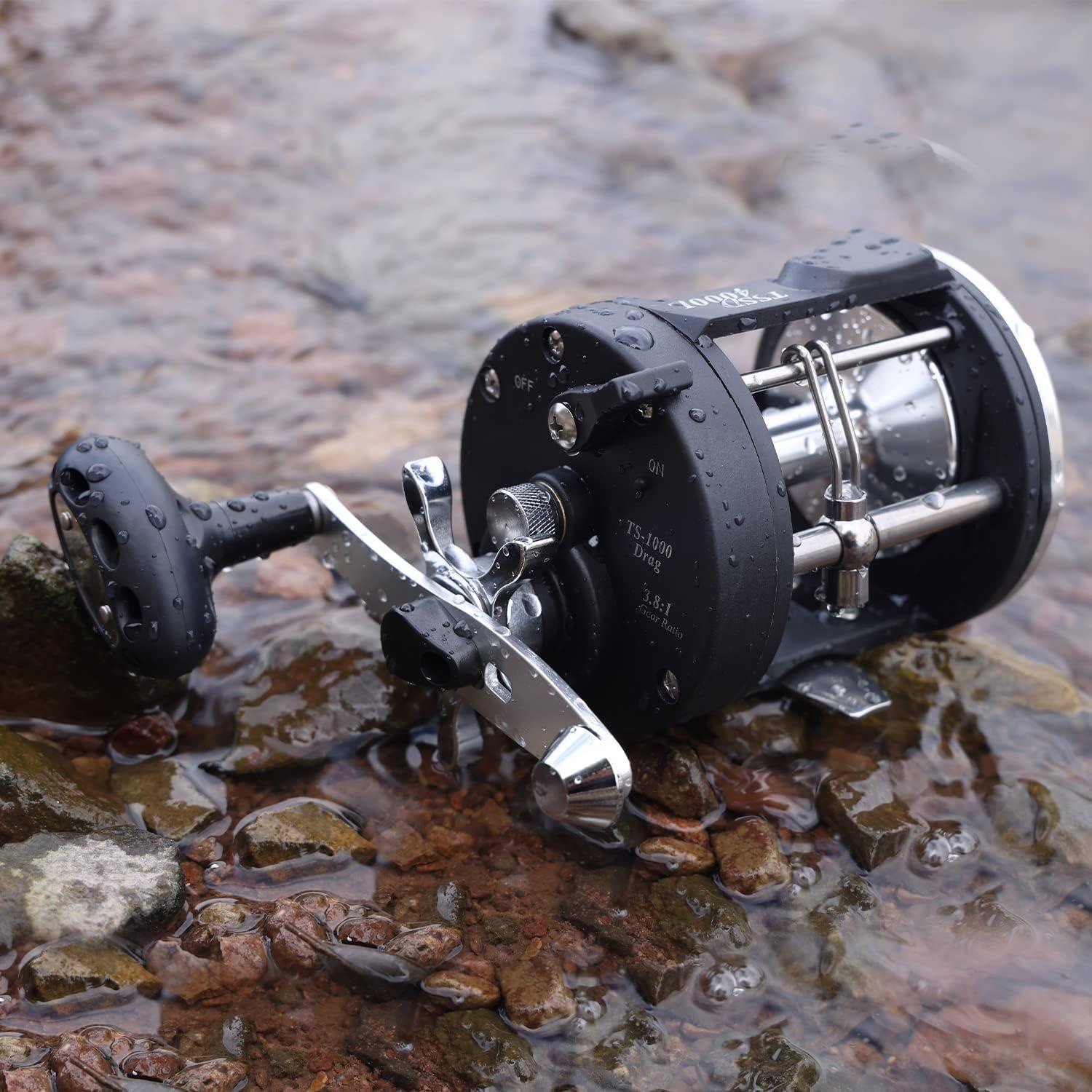 image:imageSougayilang Trolling Reel Level Wind Fishing Reel Conventional Reel for Salmon and Catfish3000 Right Handle