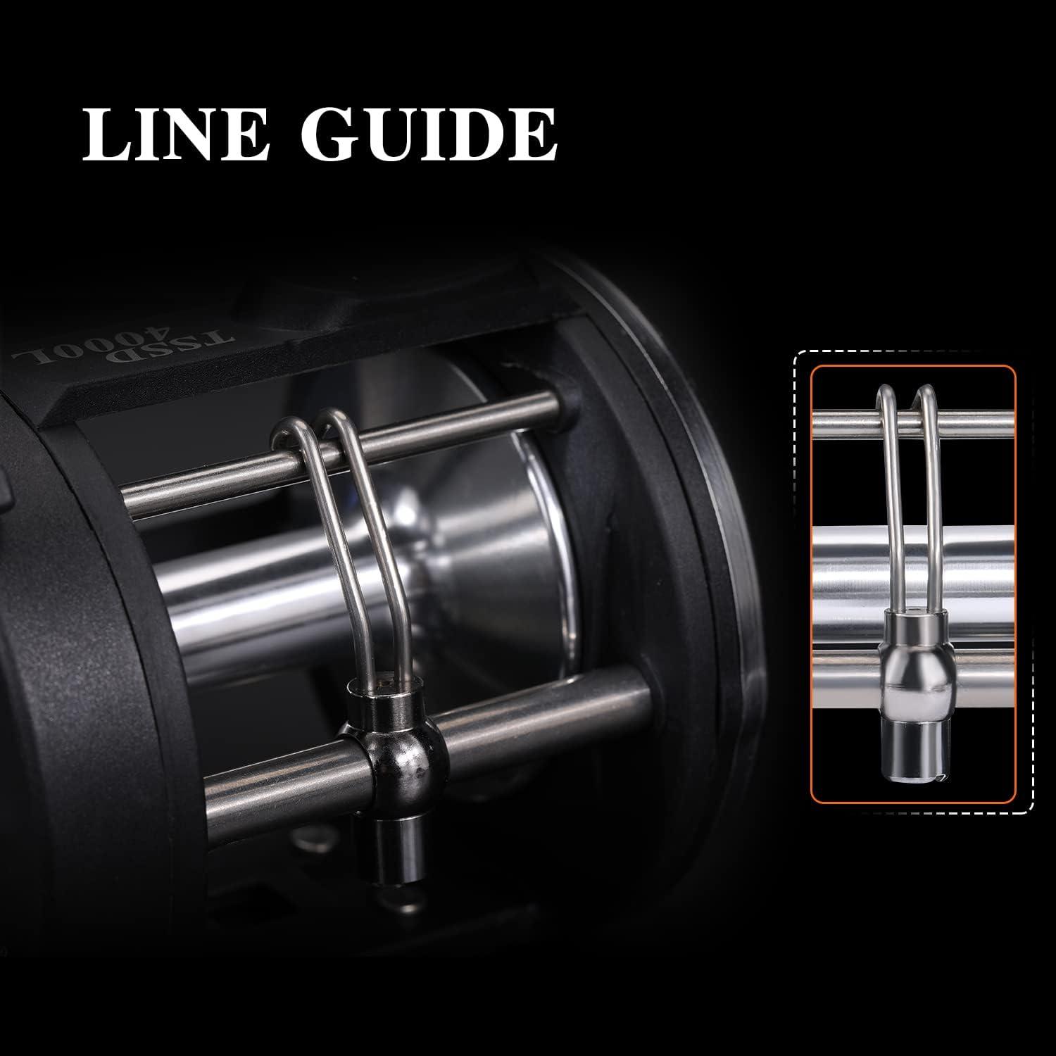 image:imageSougayilang Trolling Reel Level Wind Fishing Reel Conventional Reel for Salmon and Catfish3000 Right Handle