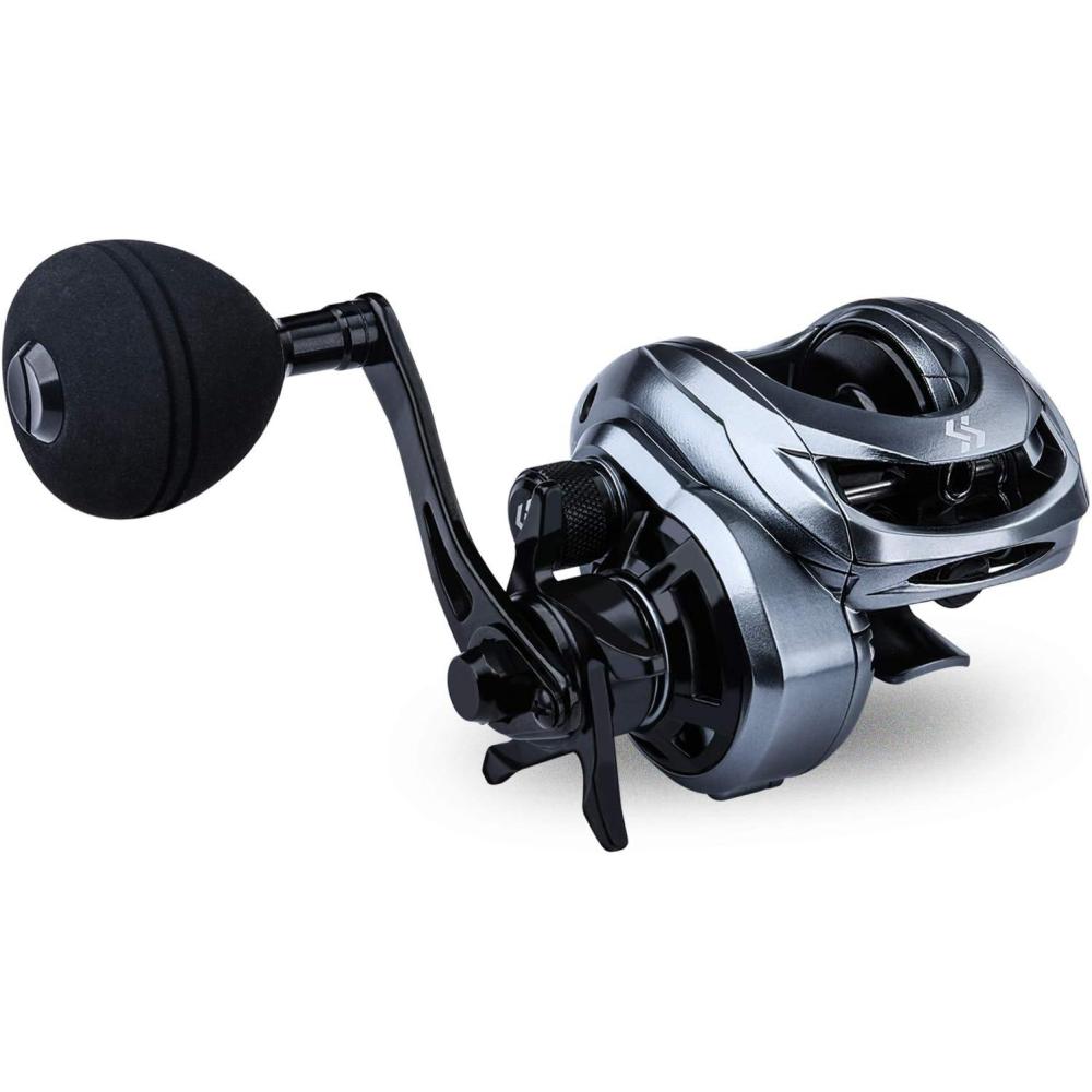 image:imageSougayilang Baitcasting Fishing Reel High Speed Baitcaster with 91 Ball Bearings Gear Ratio 801 Magnetic Brake System Power Handle Casting ReelsGray Right Handed