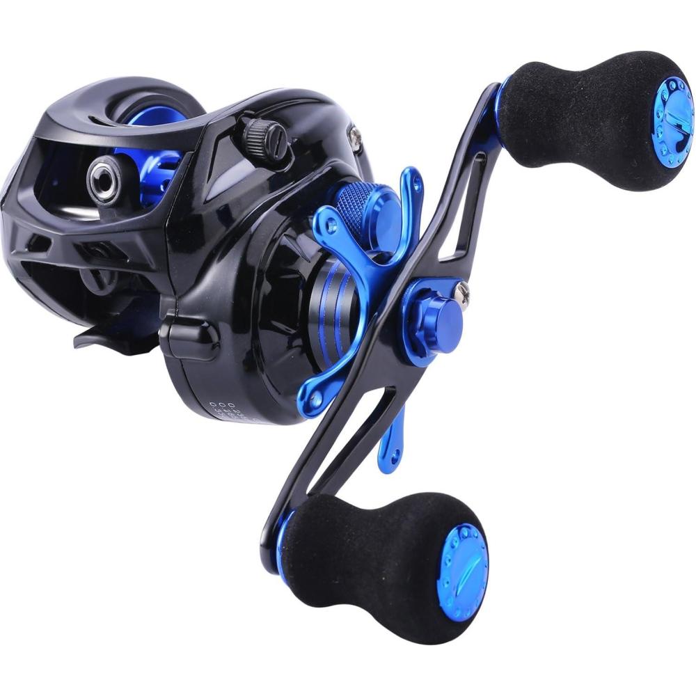 image:imageSougayilang Baitcasting Reel 701 Gear Ratio Super Smooth Power 9 1 Shielded Ball Bearings AntiCorrosion Baitcaster Reel Fishing ReelLeft Handed 701