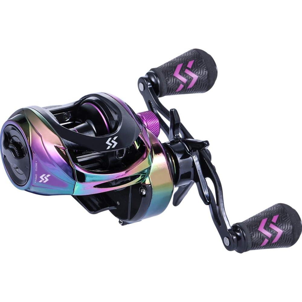 image:imageSougayilang Baitcasting Reels Colorful Fishing Reel 801731 Gear Ratios 91 BB Magnetic Braking SystemBLeft Handed