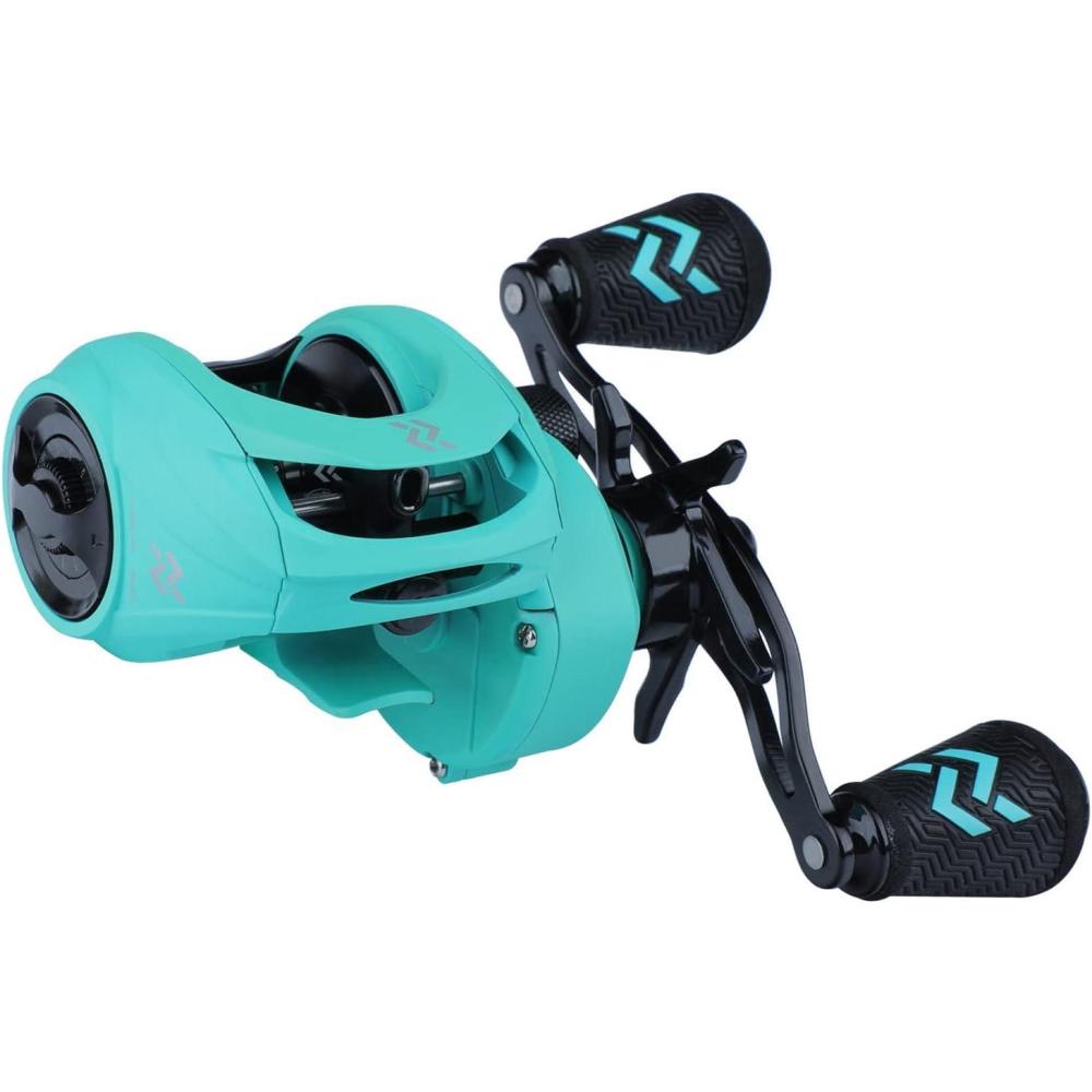 image:imageSougayilang Baitcasting Reels 81 Gear Ratio Fishing Reel with Magnetic Braking System Casting Reel 9 1 Ball Bearings Super Smooth AntiCorrosion Baitcaster ReelTurquoiseeLeft