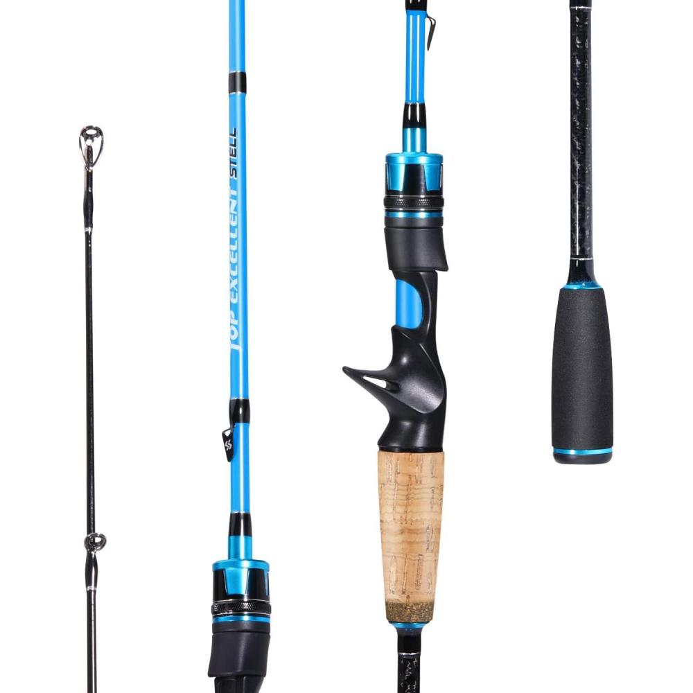 image:imageSougayilang Fishing Pole 2PC Fishing Rod with EVA Cork Handle GripBlue