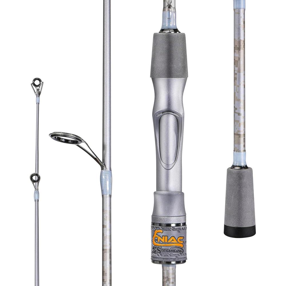 image:imageSougayilang Fishing Pole IM6 Graphite Spinning Rod amp Casting Rod  Two Pieces SuperPolymer Handle Fishing Rod for Bass FishingSpinning