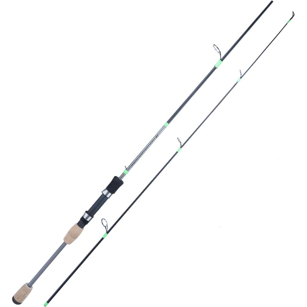 image:imageSougayilang Flexible Fishing Rods Spinning Rods amp Casting Rods Lightweight Trout Rods 2 Pieces Cork Handle Crappie FishingSPIN