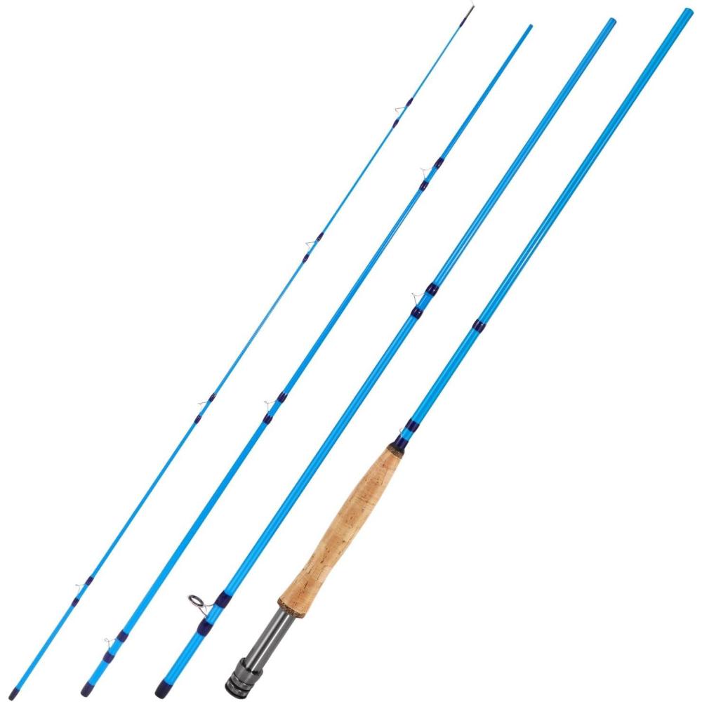 image:imageSougayilang Fly Fishing Rod HighPerformance IM8 Carbon Blank 9ft for 56wt and 78wt TravelFriendly DesignBlue9 5wt 4sec