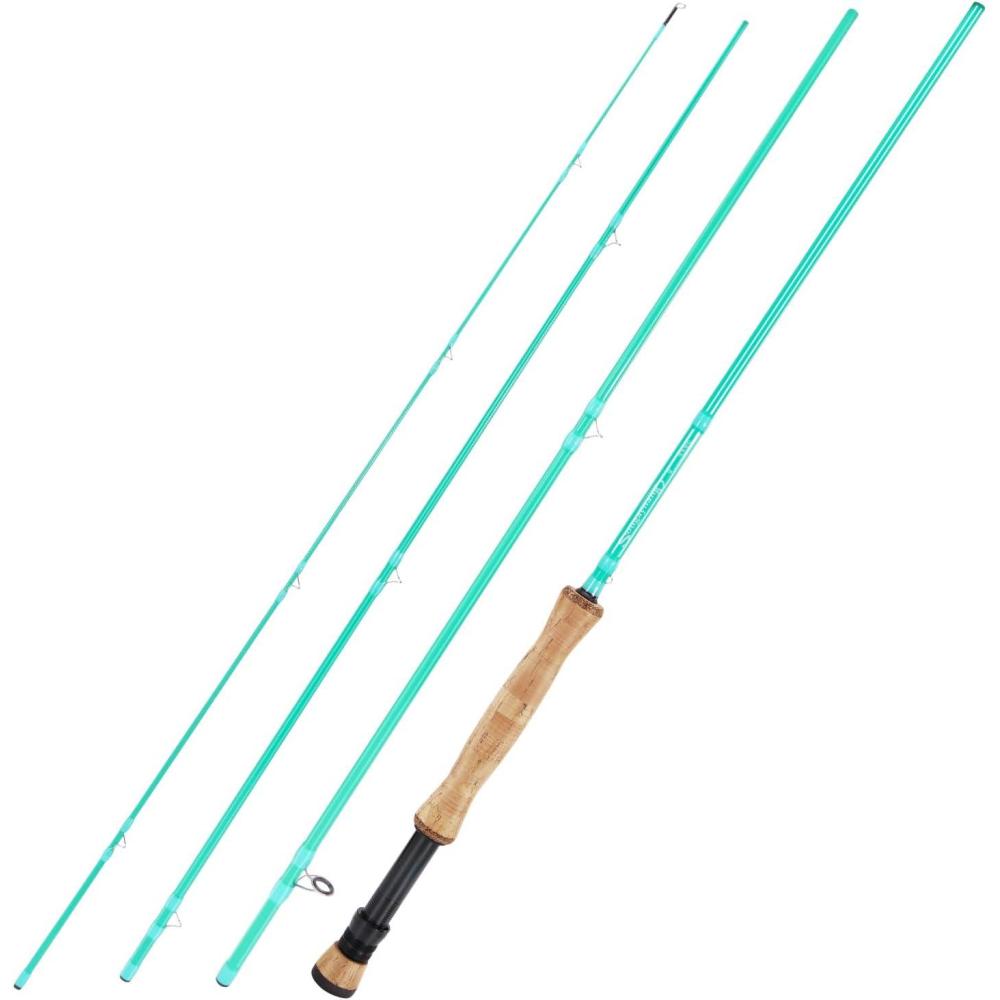 image:imageSougayilang Fly Fishing Rod HighPerformance IM8 Carbon Blank 9ft for 56wt and 78wt TravelFriendly DesignTurquoise9 8wt 4sec