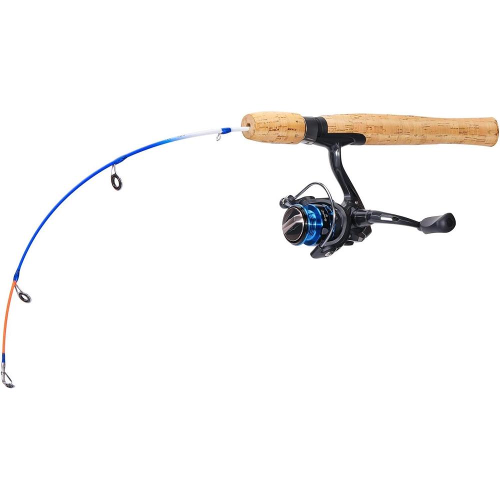 image:imageSougayilang Ice Fishing Rod and Reel Combo Ice Fishing Gear Complete Kit Include Ice Jig and Ice Fishing Accessories Spinning Ice Fishing Combos25 ML Ice Combo Only Fishing Rod and Reel