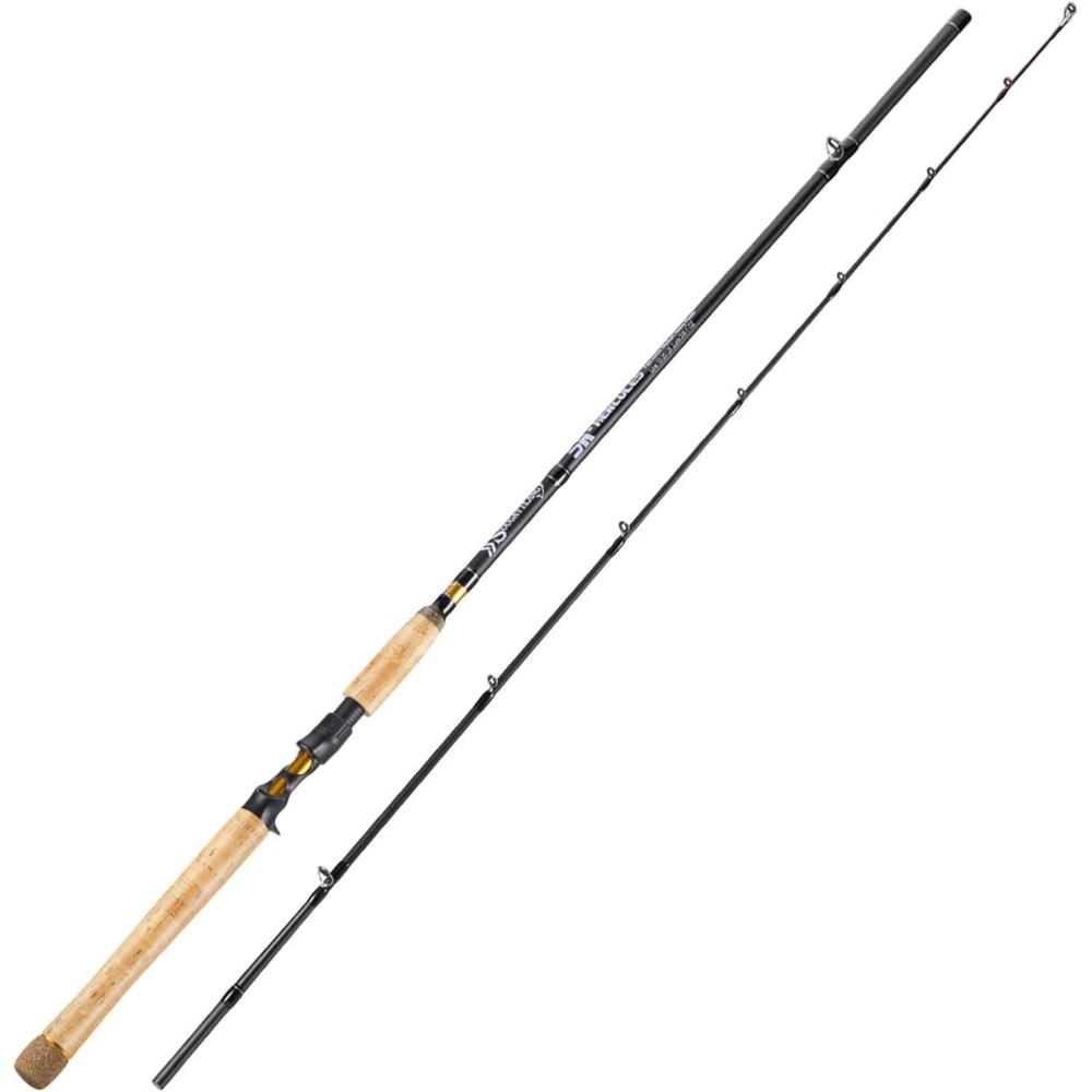 image:imageSougayilang Inshore Saltwater Fishing Rods Spinning Rods and Casting Rods with AAA Cork HandlesIM7 Toray Carbon Blanks 7Golden Casting