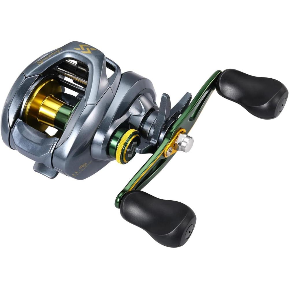 image:imageSougayilang SY200 Baitcasting Fishing Reel111 Double Shielded Stainless Steel BB 7 Button Magnetic Brakes 761 Gear Ratio 1764 lbs of Smooth DragSY200 left handle