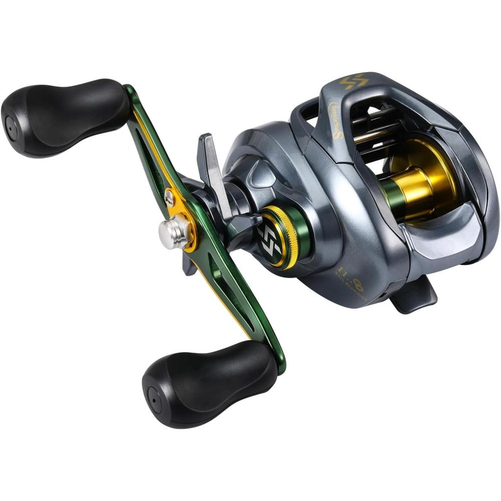 image:imageSougayilang SY200 Baitcasting Fishing Reel111 Double Shielded Stainless Steel BB 7 Button Magnetic Brakes 761 Gear Ratio 1764 lbs of Smooth DragSY200 right handle