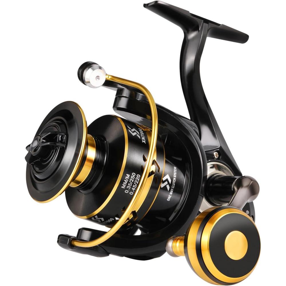 image:imageSougayilang Spinning Reels Light Weight Ultra Smooth Powerful Fishing Reels Red amp Blue amp GoldenCGolden