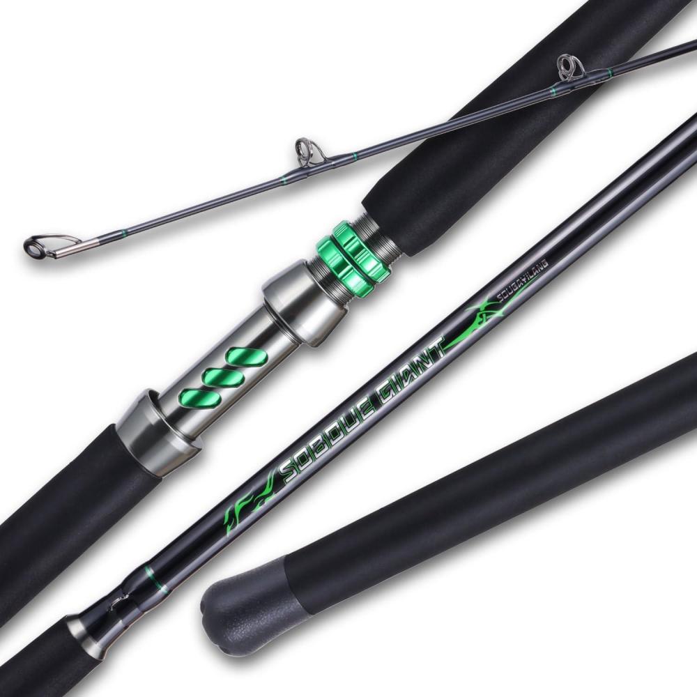 image:imageSougayilang Spinning amp Casting Catfish Rod2 Piece Medium Heavy Portable Travel Catfish Fishing Rod 7768Spinning Rod2pcsmh70