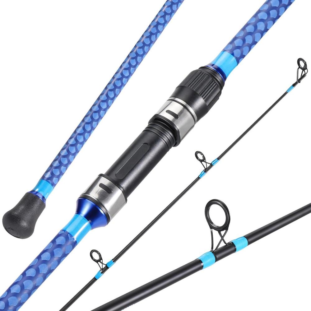image:imageSougayilang Surf Fishing Rod Carbon 3 Piece Spinning Fishing Rod 9101112for Travel100