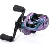 image:imageSougayilang Baitcasting Fishing Reel 81 High Speed Gear Ratio Super Smooth and Powerful Low Profile Baitcaster Reel with Maganic Brake System for FreshwaterSaltwaterColorfulRight