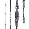image:imageSougayilang Fishing Rod  Medium 2Pc Graphite Composite Blank Spinning amp Casting Rod Camouflage EVA Grip Smooth Transition Fishing PoleGreySpinning