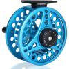 image:imageSougayilang Fly Fishing Reel Die Cast Aluminum Fly Reel 56 78 Weight Saltwater Fly Reels 56 78 Weight Saltwater Fly ReelsBlue