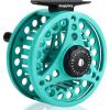 image:imageSougayilang Fly Fishing Reel Die Cast Aluminum Fly Reel 56 78 Weight Saltwater Fly Reels 56 78 Weight Saltwater Fly ReelsTurquoisee