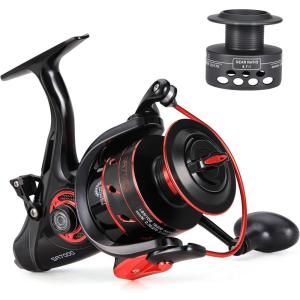 Sougayilang Carp Spinning Reel Carbon Fiber Drag for Fishing Action Bait Feeder Standard Fishing Reel Runner for Freshwater(SA6000)