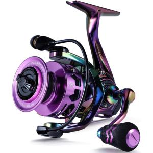 Sougayilang Fishing Reel, Colorful Ultralight Spinning Reels with Graphite Frame 6.0:1 High Speed, Over 39 lbs Carbon Drag for Saltwater or Freshwater Fishing(SC3000)