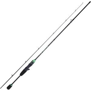 Sougayilang Fishing Rods Ultra-Sensitive Carbon Spinning Rods Blanks with Comfort EVA Grip Rod Handle 2 piecesTrout Rod(green)