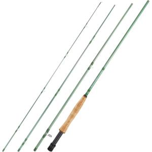 Sougayilang Fly Fishing Rod – High-Performance IM8 Carbon Blank, 9ft for 5/6wt and 7/8wt, Travel-Friendly Design(Green-9′ 5wt 4sec)