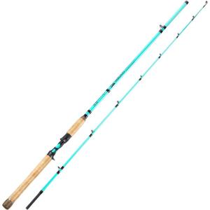 Sougayilang Inshore Saltwater Fishing Rods, Spinning Rods and Casting Rods with AAA Cork Handles,IM7 Toray Carbon Blanks- 7′(Blue- Casting)