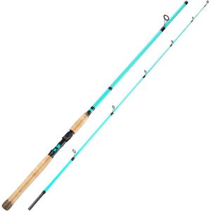 Sougayilang Inshore Saltwater Fishing Rods, Spinning Rods and Casting Rods with AAA Cork Handles,IM7 Toray Carbon Blanks- 7′(Blue- Spinning)