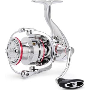 Sougayilang Saltwater Spinning Reel,CNC Aluminum Spool,Max Drag 33LB,Oversize Grip,5.5:1 Gear Ratio, 11+1 Stainless-Steel BB, Freshwater Fishing Reel.(SW2500)