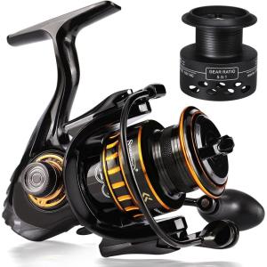 Sougayilang Spinning Reel, Lightweight Reels 12+1 Stainless BB Ultra Smooth Fishing Reel for Freshwater(FQ)