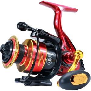 Sougayilang Spinning Reel, Lightweight Reels 12+1 Stainless BB Ultra Smooth Fishing Reel for Freshwater(LB)
