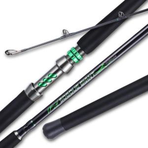 Sougayilang Spinning & Casting Catfish Rod,2 Piece Medium Heavy Portable Travel Catfish Fishing Rod (7’/7’6″/8′)(Casting Rod-2pcs-mh-7’6”)