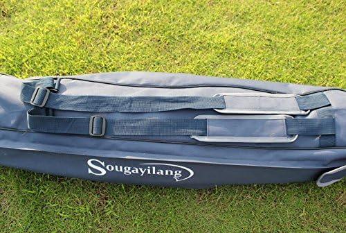 image:imageSougayilang Fishing Rod Case Organizer Pole Storage Bag Fishing Rod and Reel Carrier Organizer for TravelBlueLength 160cm63in