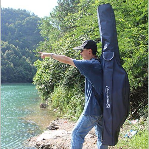 image:imageSougayilang Fishing Rod Case Organizer Pole Storage Bag Fishing Rod and Reel Carrier Organizer for TravelBlueLength 170cm67in