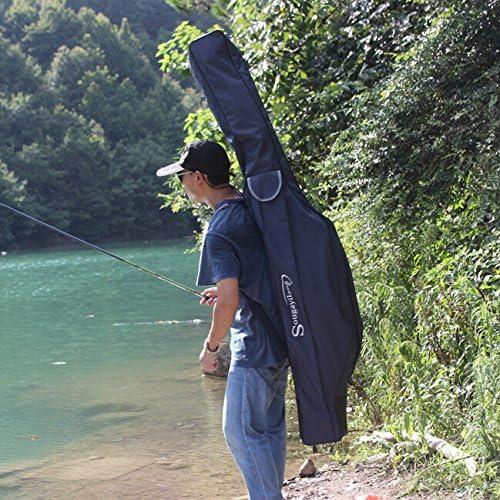 image:imageSougayilang Fishing Rod Case Organizer Pole Storage Bag Fishing Rod and Reel Carrier Organizer for TravelBlueLength 170cm67in