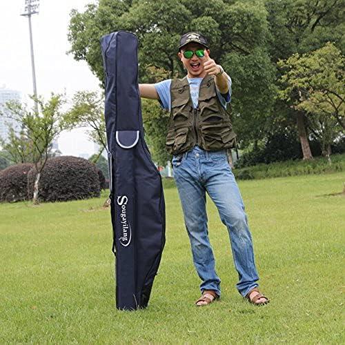 image:imageSougayilang Fishing Rod Case Organizer Pole Storage Bag Fishing Rod and Reel Carrier Organizer for TravelBlueLength 170cm67in