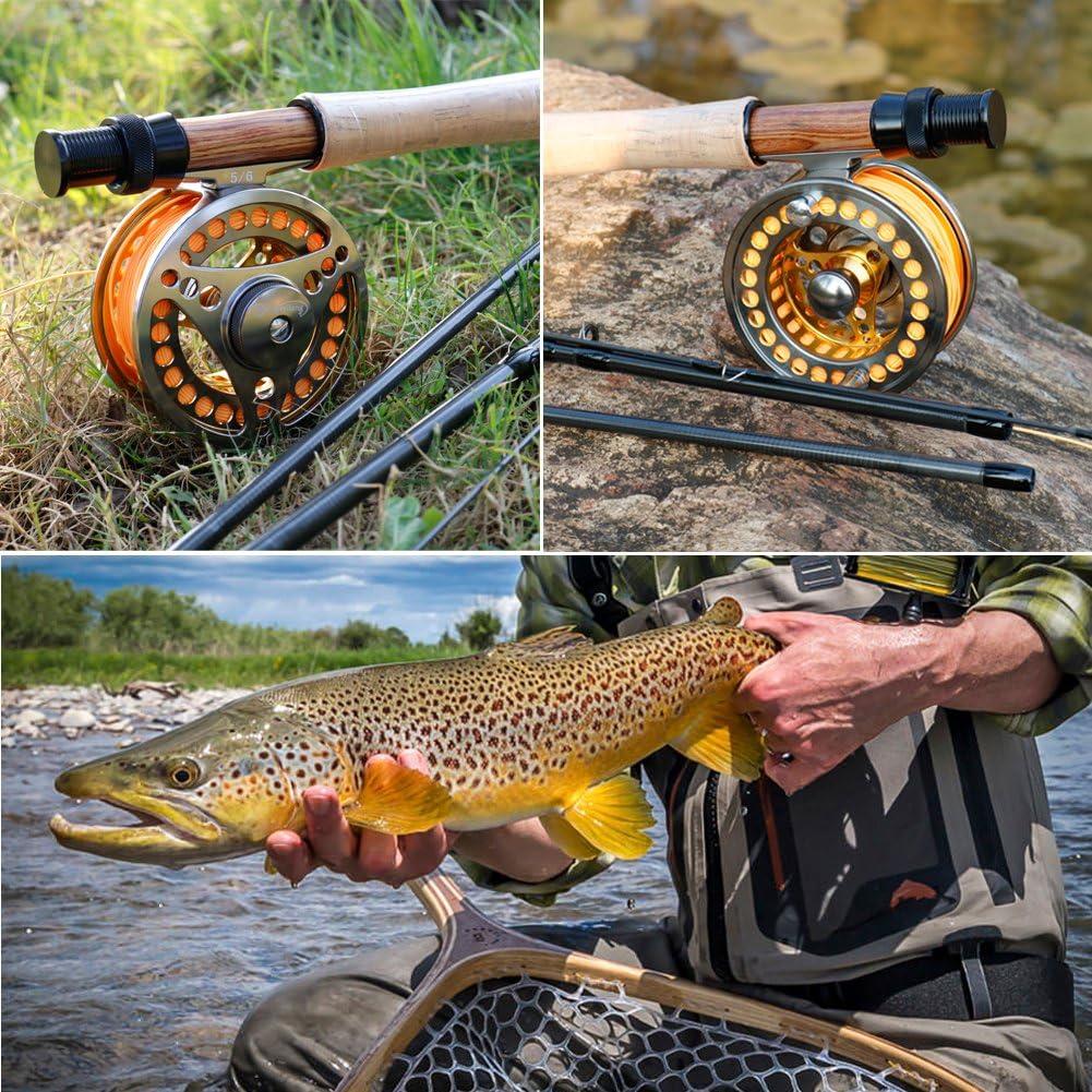 image:imageSougayilang Fly Fishing Reel Large Arbor 21 BB with CNCmachined Aluminum Alloy Body and Spool in Fly Reel56 Reel