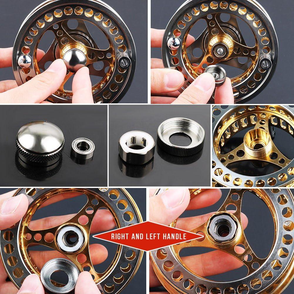 image:imageSougayilang Fly Fishing Reel Large Arbor 21 BB with CNCmachined Aluminum Alloy Body and Spool in Fly Reel78 Reel