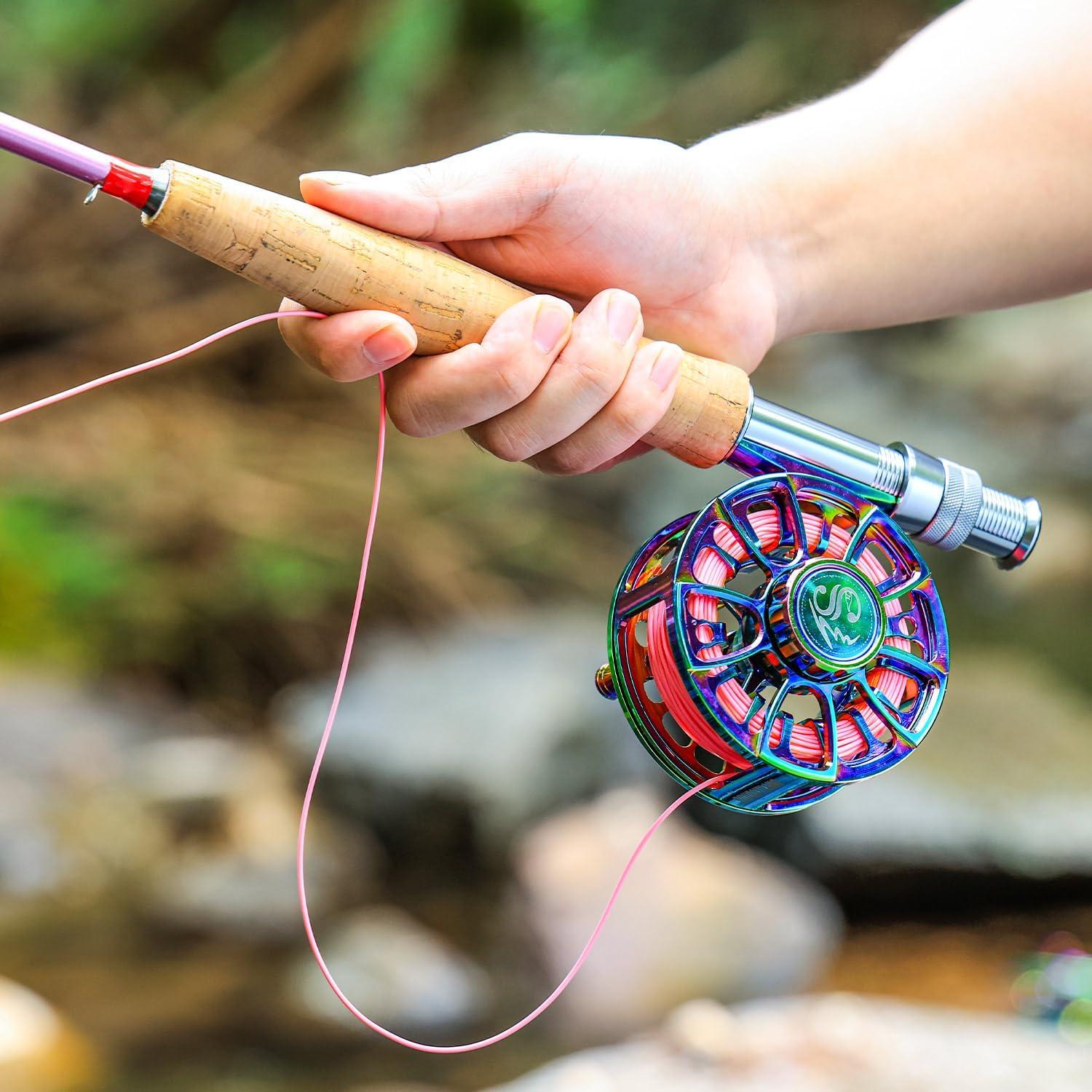 image:imageSougayilang Fly Fishing Rod Reel ComboUltra Light Potable Fly Rod with Powerful Reel and Accessories Good Starter Kit56