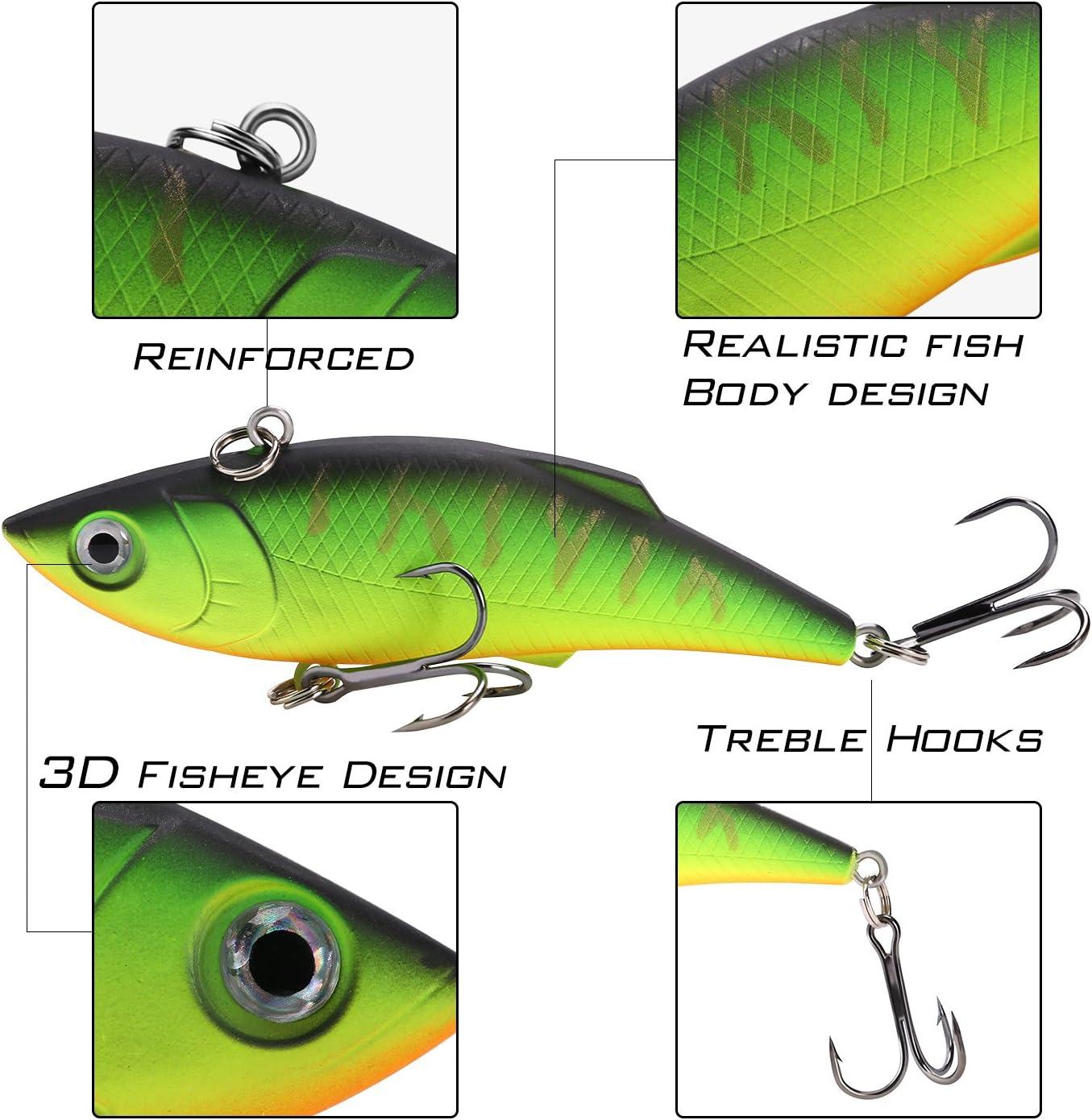 image:imageSougayilang Minnow Fishing Lures Crankbaits Set Fishing Hard Baits Swimbaits Boat Topwater Lures for Trout Bass Perch FishingStyleB 10PCS