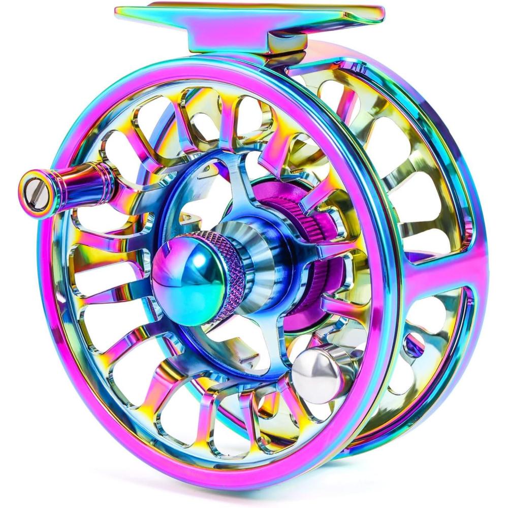 image:imageSougayilang Fly Fishing Reel Size 5678 CNCMachined Aluminum Alloy Fly ReelPowerful Lightweight Fly Reels for Trout Fishing78 wt