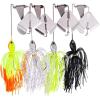 image:imageSougayilang Fishing Lures Buzzbait Spinnerbait Jigs Lure for Bass Pike FishingA4PCSBUZZBAIT