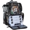 image:imageSougayilang Fishing Tackle Backpack Waterproof Tackle Bag Storage with 4 Trays Tackle BoxCamouflage Backpack With 4 Trays