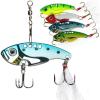 image:imageSougayilang Spinner Spoon Blade Swimbait Freshwater Saltwater Fishing Tackle Lures and Baits4pcs