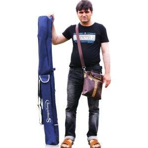 Sougayilang Fishing Rod Case Organizer Pole Storage Bag Fishing Rod and Reel Carrier Organizer for Travel(Blue-Length: 160cm/63in)