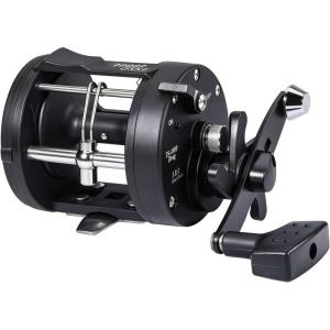 Sougayilang Round Baitcasting Fishing Reel,Saltwater Inshore Surf Trolling Reel,Conventional Reel for Catfish,Musky,Bass,Pike,Salmon/Steelhead,Striper and Inshore Saltwater Fishing Reel(black-left handle)
